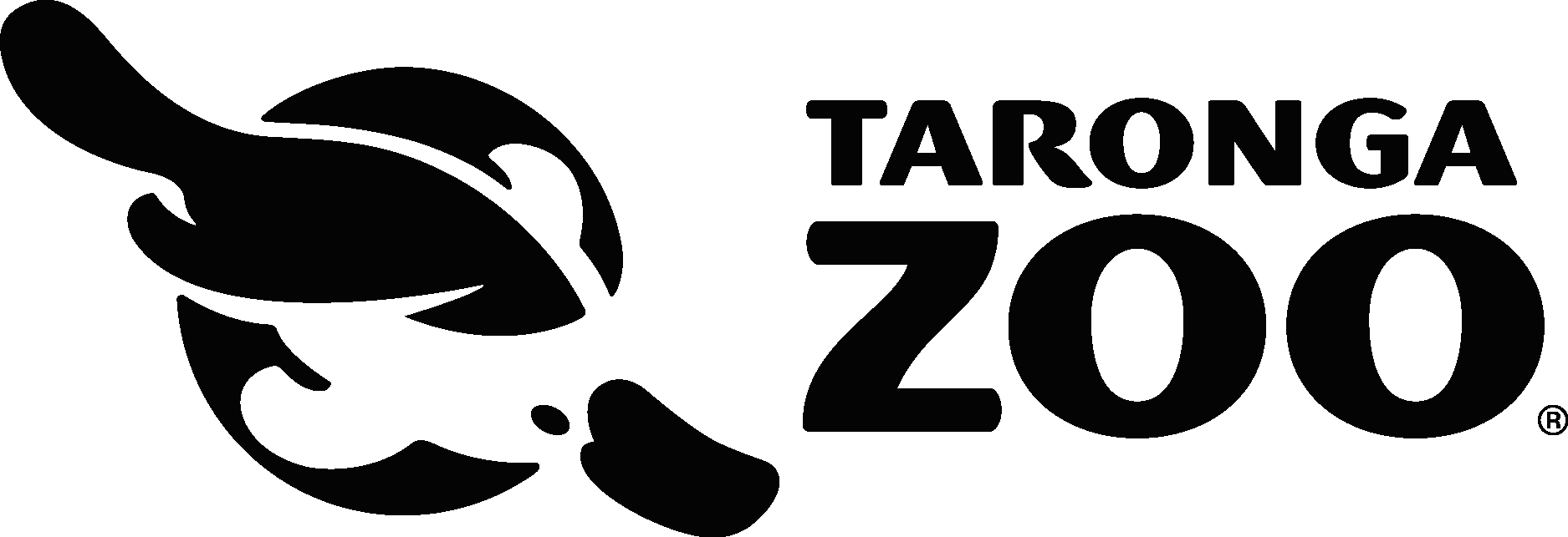 Taronga Zoo  Black Logo Vector Logo